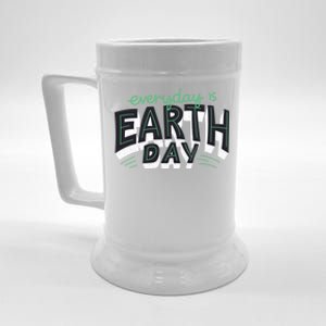 Nature Awareness Trees Design Everyday Is Earth Day Funny Gift Beer Stein