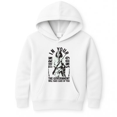Native America Turn In Your Guns Government Take Care Of You Kids Hoodie
