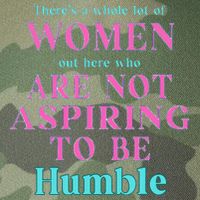 Not Aspiring To Be Humble Kamala Harris Feminist Message Legacy Tie Dye Trucker Hat