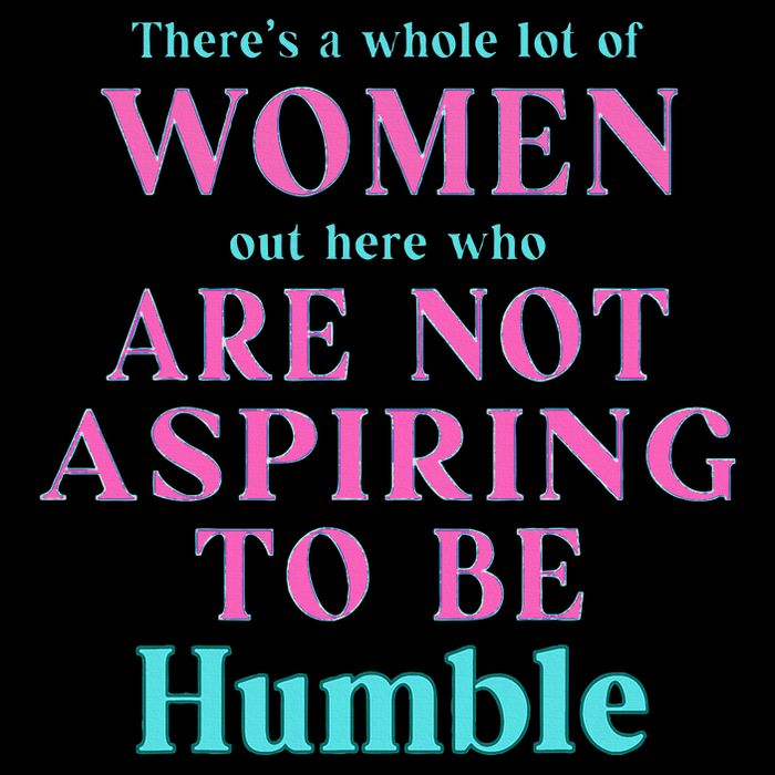 Not Aspiring To Be Humble Kamala Harris Feminist Message Backpack