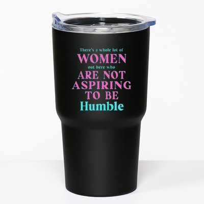 Not Aspiring To Be Humble Kamala Harris Feminist Message Tumbler