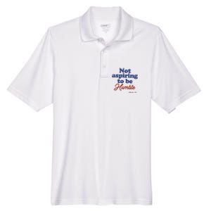 Not Aspiring To Be Humble Kamala Harris 2024 For President Men's Origin Performance Pique Polo