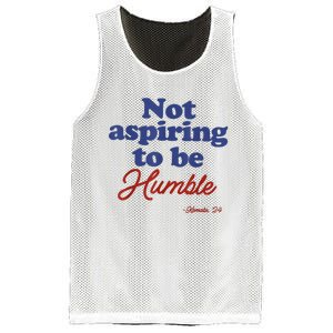 Not Aspiring To Be Humble Kamala Harris 2024 For President Mesh Reversible Basketball Jersey Tank