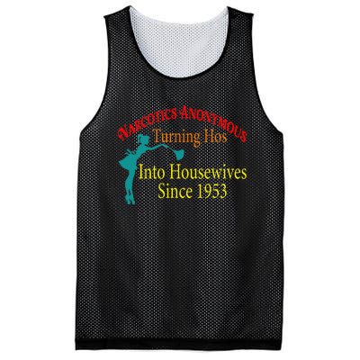 Narcotics Anonymous Turning Hos Into Housewives 1953 Mesh Reversible Basketball Jersey Tank