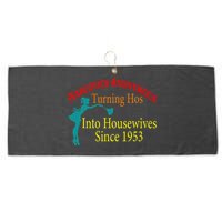 Narcotics Anonymous Turning Hos Into Housewives 1953 Large Microfiber Waffle Golf Towel