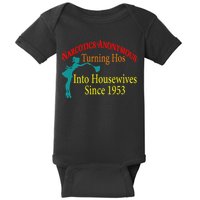 Narcotics Anonymous Turning Hos Into Housewives 1953 Baby Bodysuit
