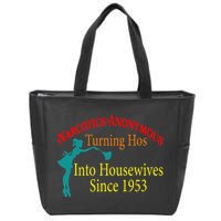 Narcotics Anonymous Turning Hos Into Housewives 1953 Zip Tote Bag