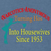 Narcotics Anonymous Turning Hos Into Housewives 1953 Garment-Dyed Sweatshirt