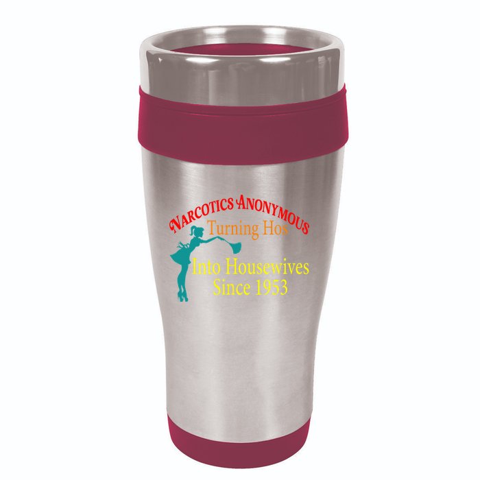 Narcotics Anonymous Turning Hos Into Housewives 1953 16oz Travel Tumbler