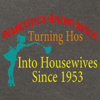 Narcotics Anonymous Turning Hos Into Housewives 1953 Cotton Canvas Backpack