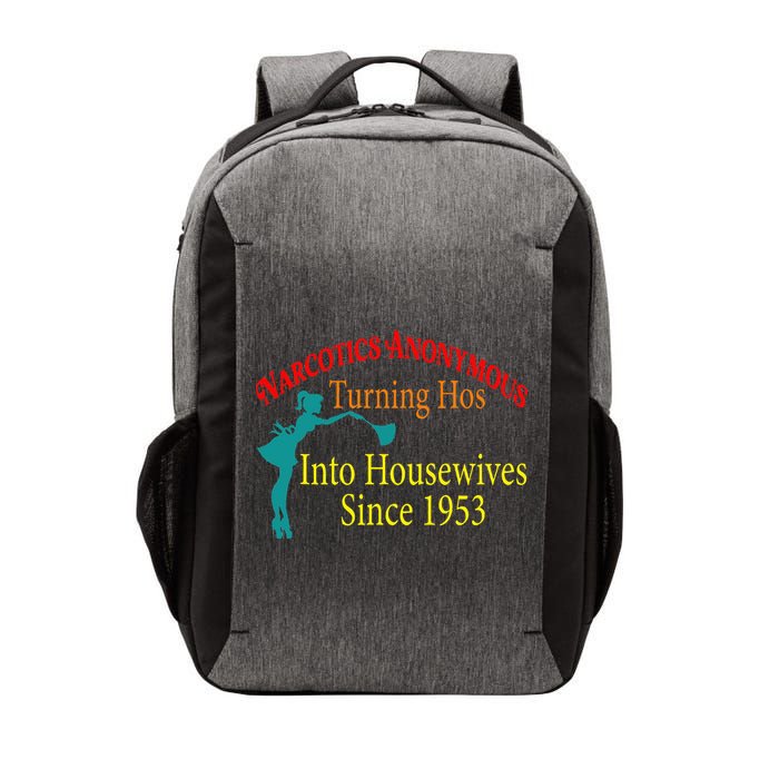 Narcotics Anonymous Turning Hos Into Housewives 1953 Vector Backpack