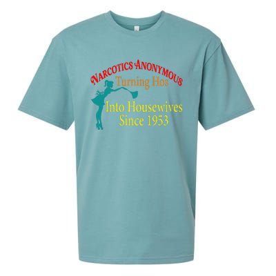 Narcotics Anonymous Turning Hos Into Housewives 1953 Sueded Cloud Jersey T-Shirt