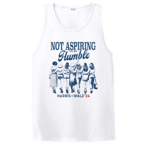 Not Aspiring To Be Humble Kamala Harris Feminist Message PosiCharge Competitor Tank