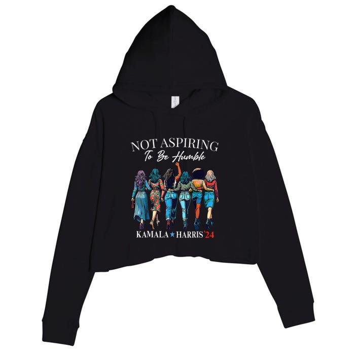 Not Aspiring To Be Humble This IsnT The 1950s Crop Fleece Hoodie