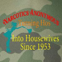 Narcotics Anonymous Turning Hos Into Housewives 1953 Legacy Tie Dye Trucker Hat