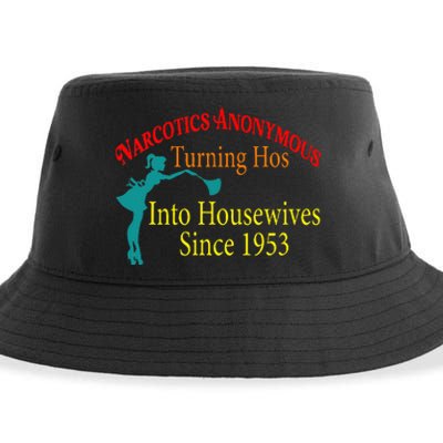 Narcotics Anonymous Turning Hos Into Housewives 1953 Sustainable Bucket Hat