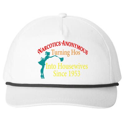 Narcotics Anonymous Turning Hos Into Housewives 1953 Snapback Five-Panel Rope Hat