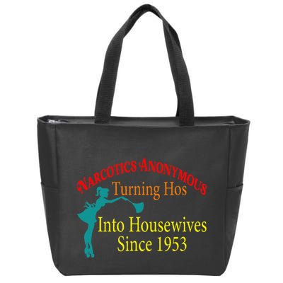 Narcotics Anonymous Turning Hos Into Housewives 1953 Zip Tote Bag