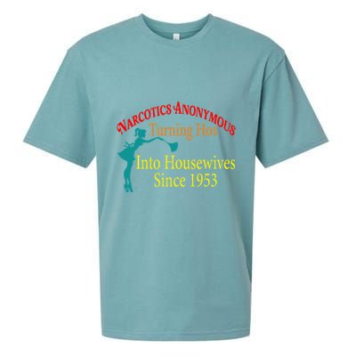 Narcotics Anonymous Turning Hos Into Housewives 1953 Sueded Cloud Jersey T-Shirt