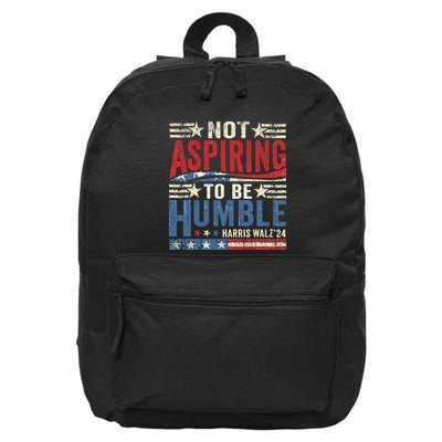 Not Aspiring To Be Humble 16 in Basic Backpack