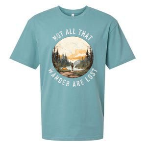 Not All That Wander Are Lost Sueded Cloud Jersey T-Shirt