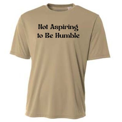 Not Aspiring To Be Humble Retro Kamala Harris Feminist Funny Cooling Performance Crew T-Shirt