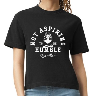 Not Aspiring To Be Humble Comfort Colors Boxy T-Shirt