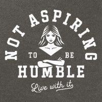 Not Aspiring To Be Humble Cotton Canvas Backpack