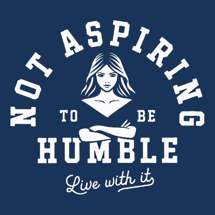 Not Aspiring To Be Humble Infant Baby Jersey Bodysuit