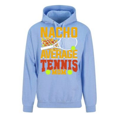 Nacho Average Tennis Mom Gift Unisex Surf Hoodie