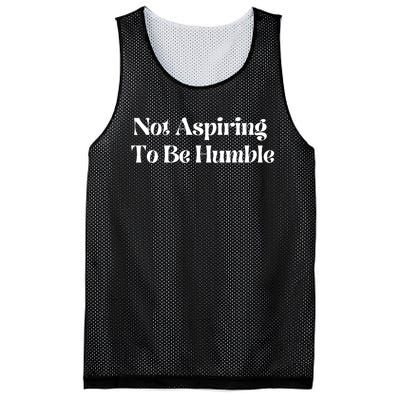 Not Aspiring To Be Humble Clothing Mesh Reversible Basketball Jersey Tank