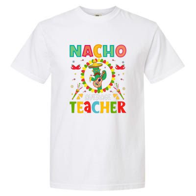 Nacho Average Teacher, Cinco De Mayo Mexican Fiesta Funny Garment-Dyed Heavyweight T-Shirt