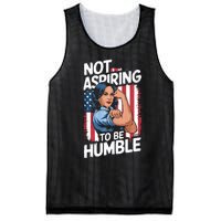 Not Aspiring To Be Humble American Flag Kamala Harris 2024 Premium Mesh Reversible Basketball Jersey Tank