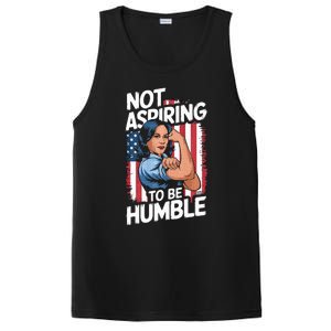 Not Aspiring To Be Humble American Flag Kamala Harris 2024 Premium PosiCharge Competitor Tank