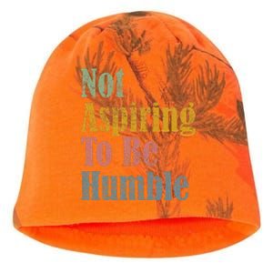 Not Aspiring To Be Humble Kati - Camo Knit Beanie