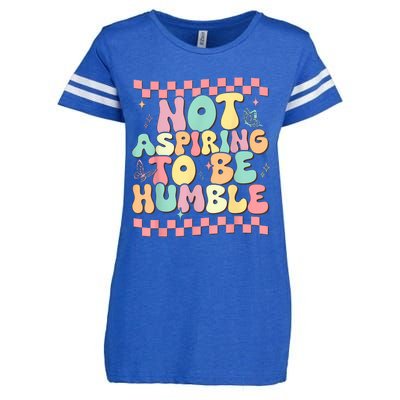 Not Aspiring To Be Humble Groovy Enza Ladies Jersey Football T-Shirt