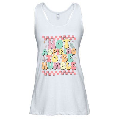 Not Aspiring To Be Humble Groovy Ladies Essential Flowy Tank