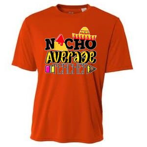 Nacho Average Teacher Cooling Performance Crew T-Shirt