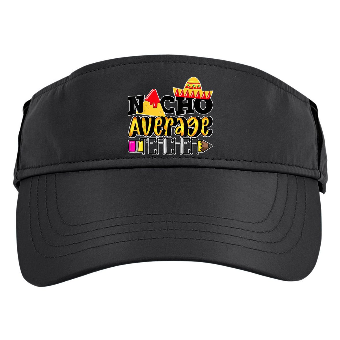 Nacho Average Teacher Adult Drive Performance Visor