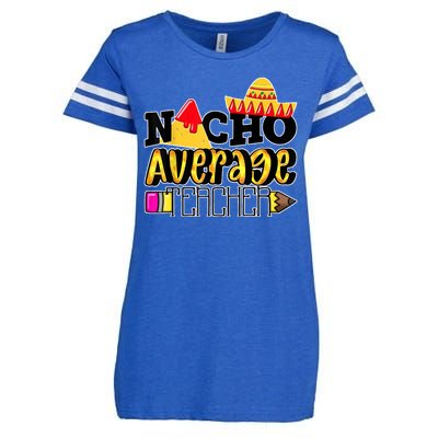 Nacho Average Teacher Enza Ladies Jersey Football T-Shirt