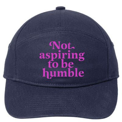 Not Aspiring To Be Humble kamala harris 7-Panel Snapback Hat