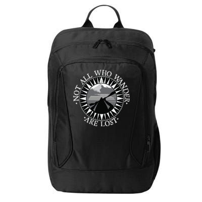 Not All Those Who Wander Are Lost Kayak Kayaking Gift City Backpack