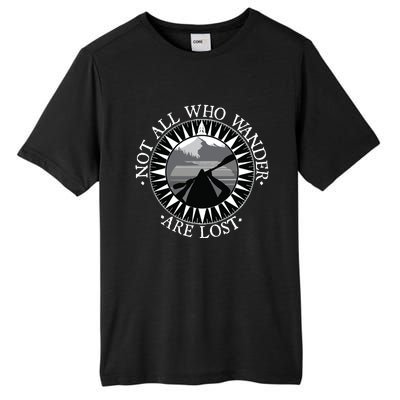 Not All Those Who Wander Are Lost Kayak Kayaking Gift Tall Fusion ChromaSoft Performance T-Shirt