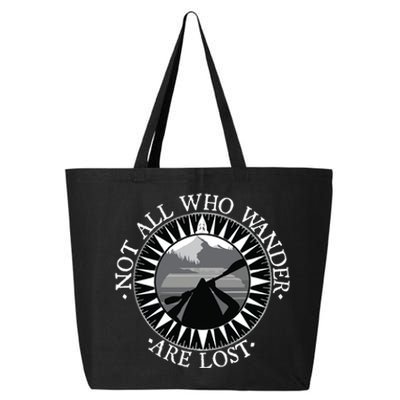 Not All Those Who Wander Are Lost Kayak Kayaking Gift 25L Jumbo Tote