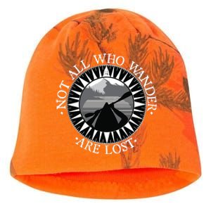 Not All Those Who Wander Are Lost Kayak Kayaking Gift Kati - Camo Knit Beanie