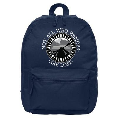 Not All Those Who Wander Are Lost Kayak Kayaking Gift 16 in Basic Backpack