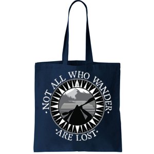 Not All Those Who Wander Are Lost Kayak Kayaking Gift Tote Bag