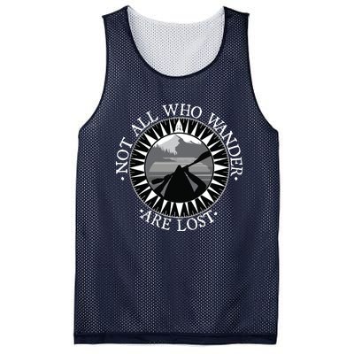 Not All Those Who Wander Are Lost Kayak Kayaking Gift Mesh Reversible Basketball Jersey Tank