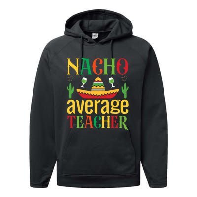 Nacho Average Teacher Performance Fleece Hoodie