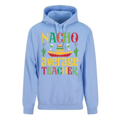 Nacho Average Teacher Unisex Surf Hoodie